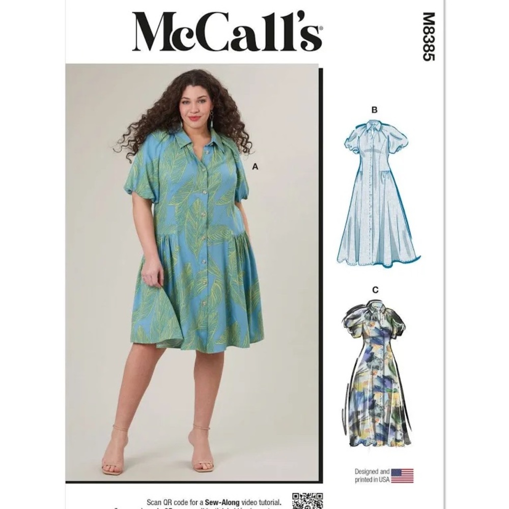 McCalls pattern uncut M8385 sizes 30W-38